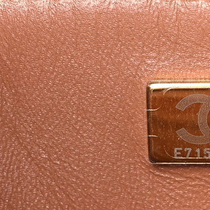 Chanel Lambskin Quilted Mini Rectangular Flap Brown 6 of 9