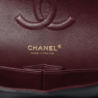 Chanel Lambskin Quilted Medium Double Flap Black 6 of 15