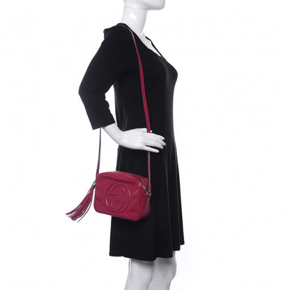Gucci Vernice Naplack Small Soho Disco Bag Bright Bougainvillea 2 of 10