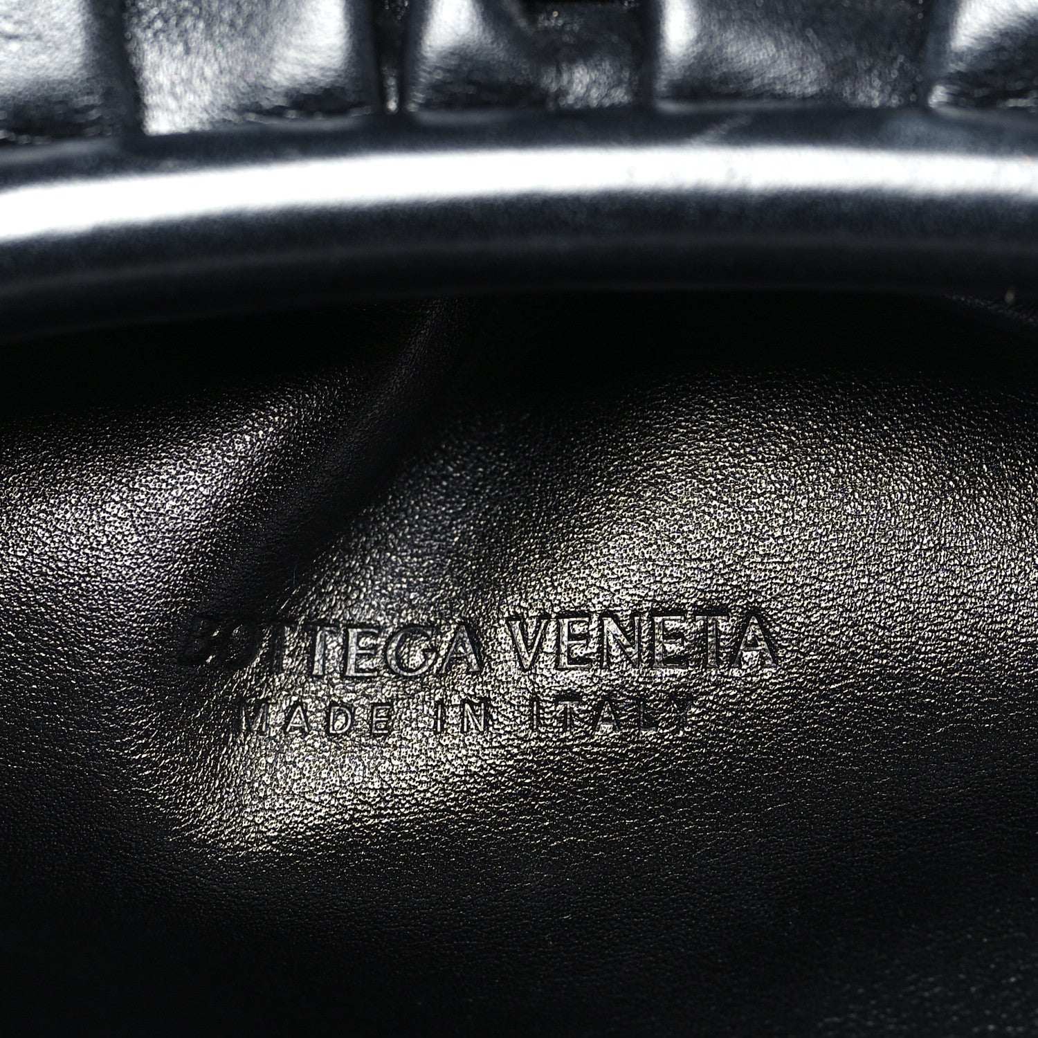 Bottega Veneta Smooth Butter Calf The Pouch Oversized Clutch Black 6 of 8