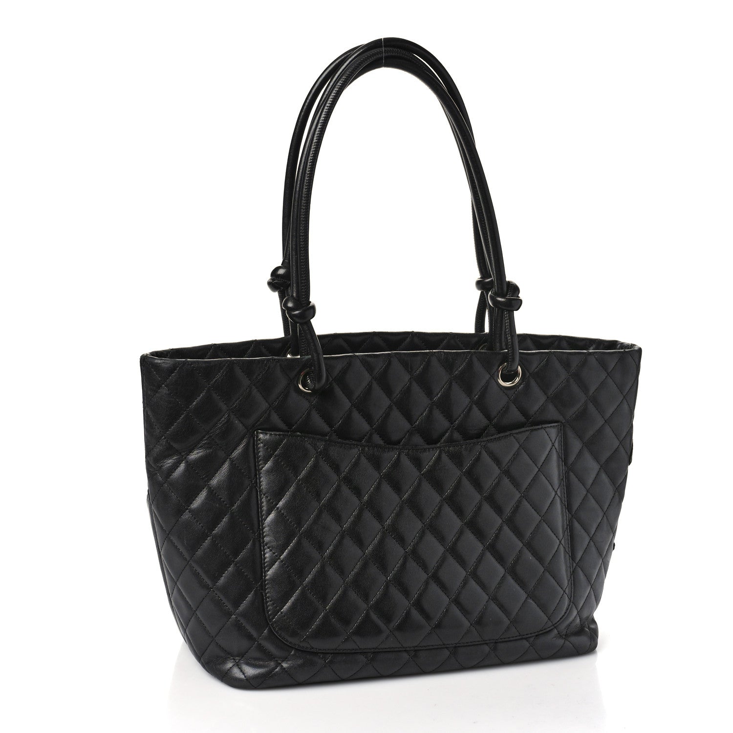 Chanel Calfskin Quilted Large Cambon Tote Black 3 of 15
