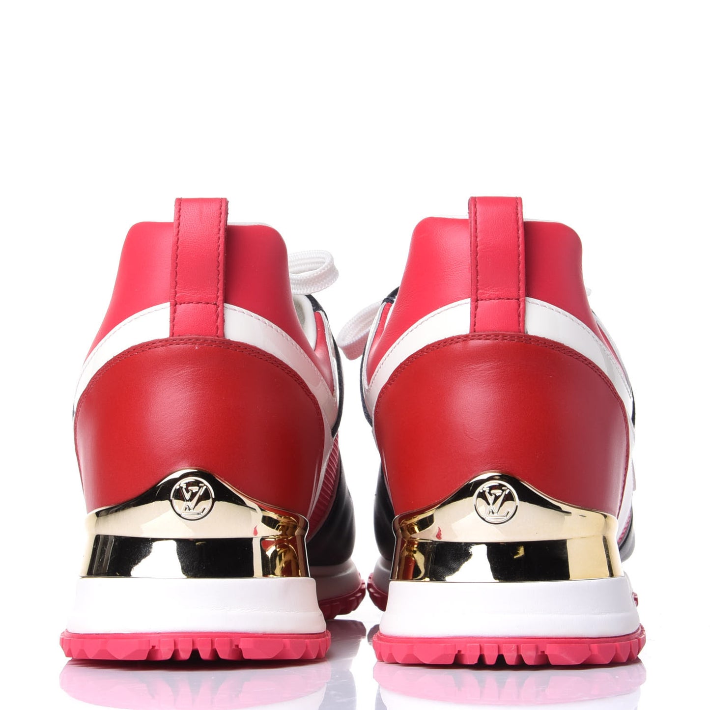Calfskin Run Away Sneakers 37.5 Framboise Pink