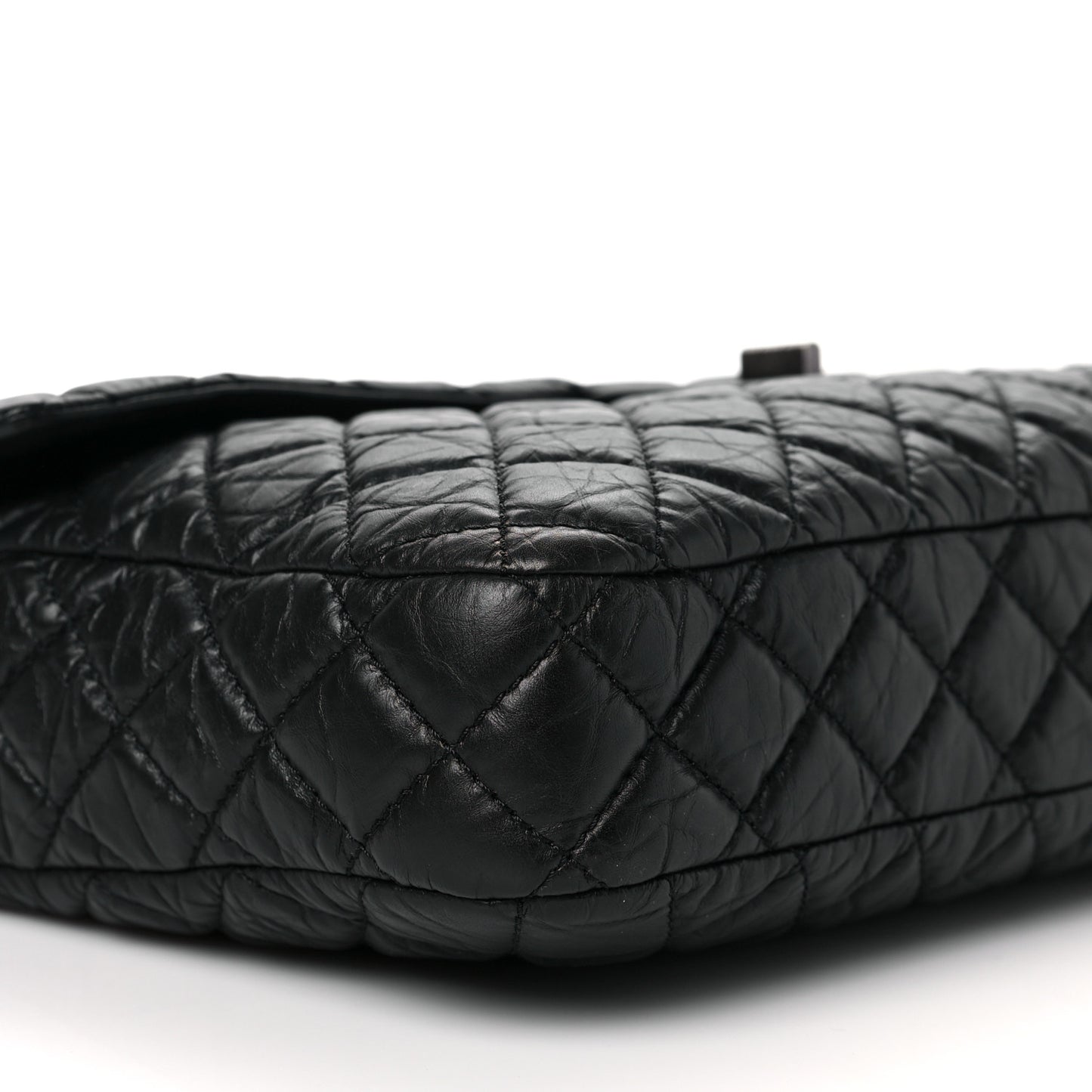 Aged Calfskin Reissue XL Maxi Flap Black