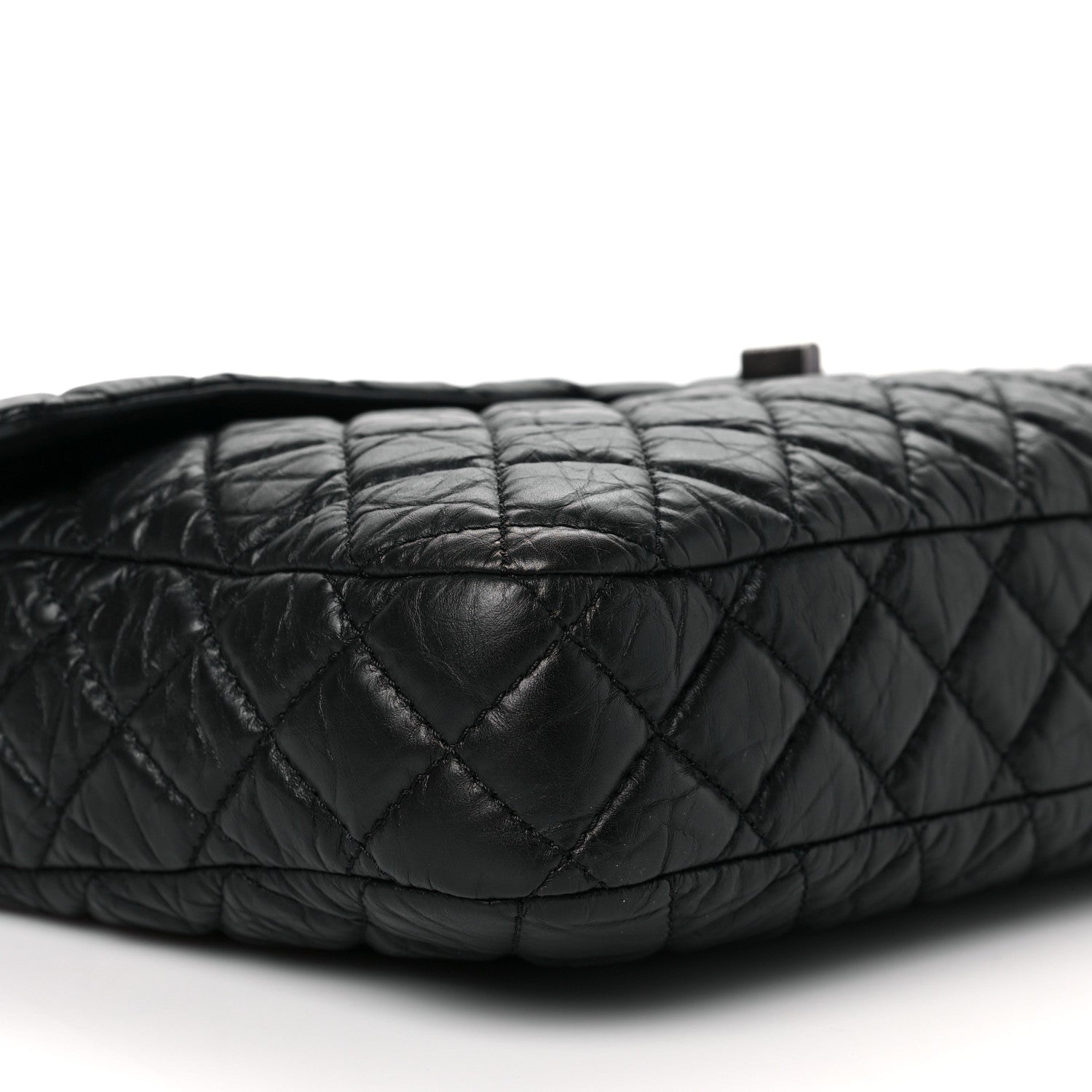 Chanel Aged Calfskin Reissue XL Maxi Flap Black 7 of 8