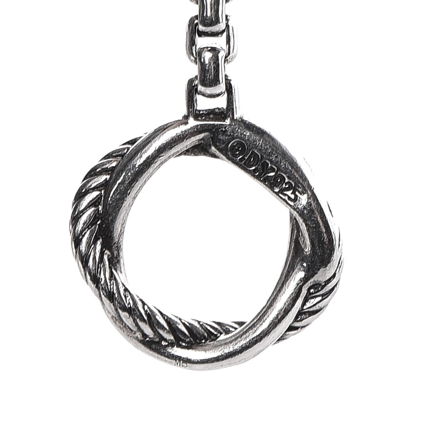 Sterling Silver Pearl Infinity Station Chain Necklace