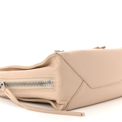 Balenciaga Calfskin Papier Mini A4 Zip Around Tote Light Beige 9 of 13