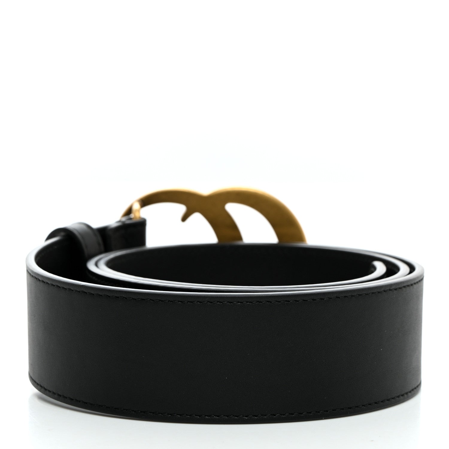 Gucci Calfskin Double G 40mm Belt 80 32 Black 2 of 5