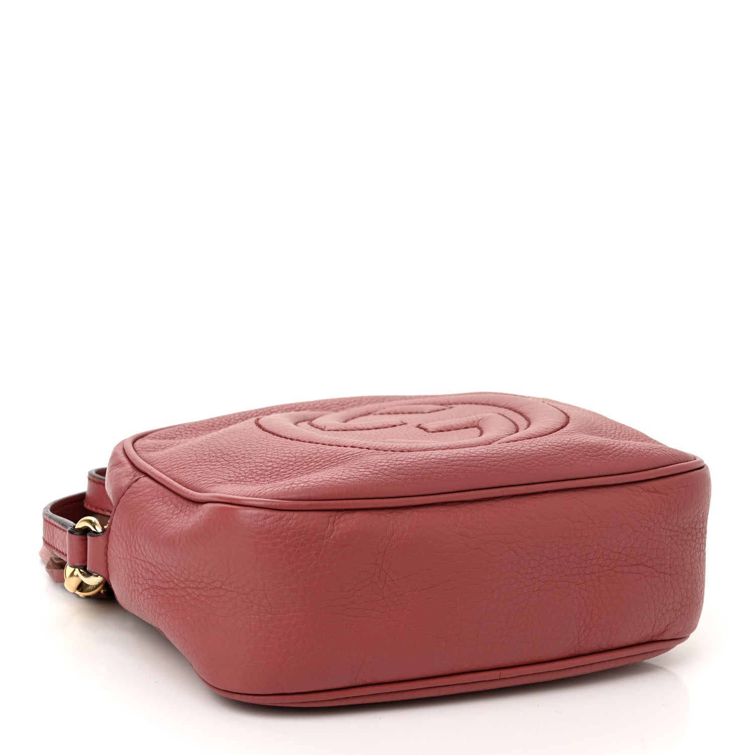 Gucci Pebbled Calfskin Small Soho Disco Bag Peonia Flower 4 of 12