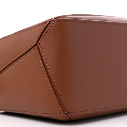Loewe Satin Calfskin Small Puzzle Bag Pecan 7 of 9