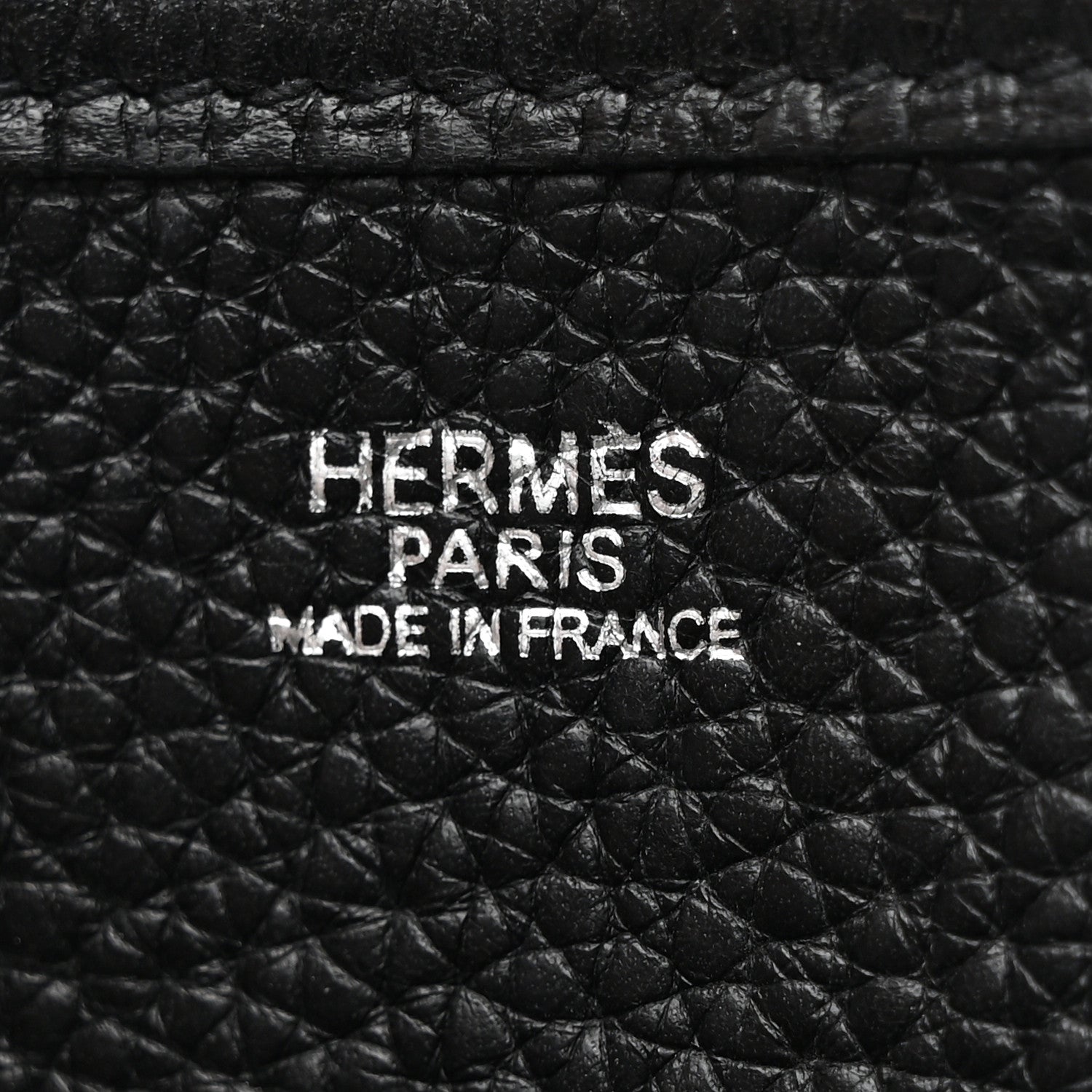 Hermes Taurillon Clemence Evelyne II PM Black 6 of 10