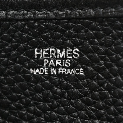Hermes Taurillon Clemence Evelyne II PM Black 6 of 10