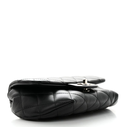 Chanel Calfskin Quilted CC Uniform Flap Belt Bag Black 4 of 12