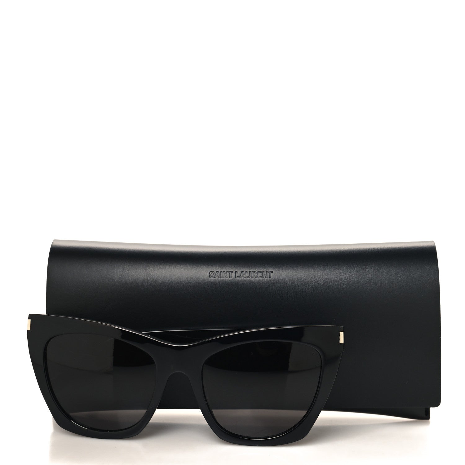 Saint Laurent New Wave SL214 Kate Cat Sunglasses Black 8 of 8