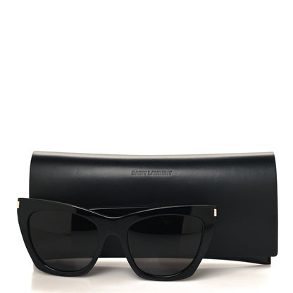 Saint Laurent New Wave SL214 Kate Cat Sunglasses Black 8 of 8