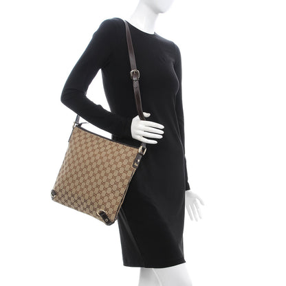 Gucci Monogram Abbey Messenger Bag Dark Brown 2 of 7