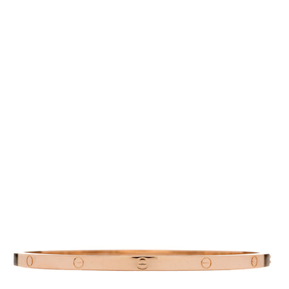 Cartier 18K Pink Gold Small LOVE Bracelet 19 1 of 3