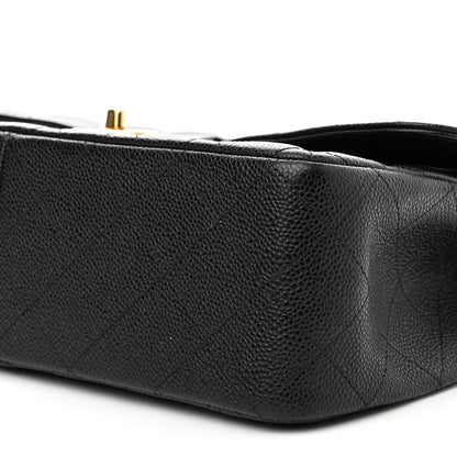 Chanel Caviar Quilted Jumbo Double Flap Black 10 of 11