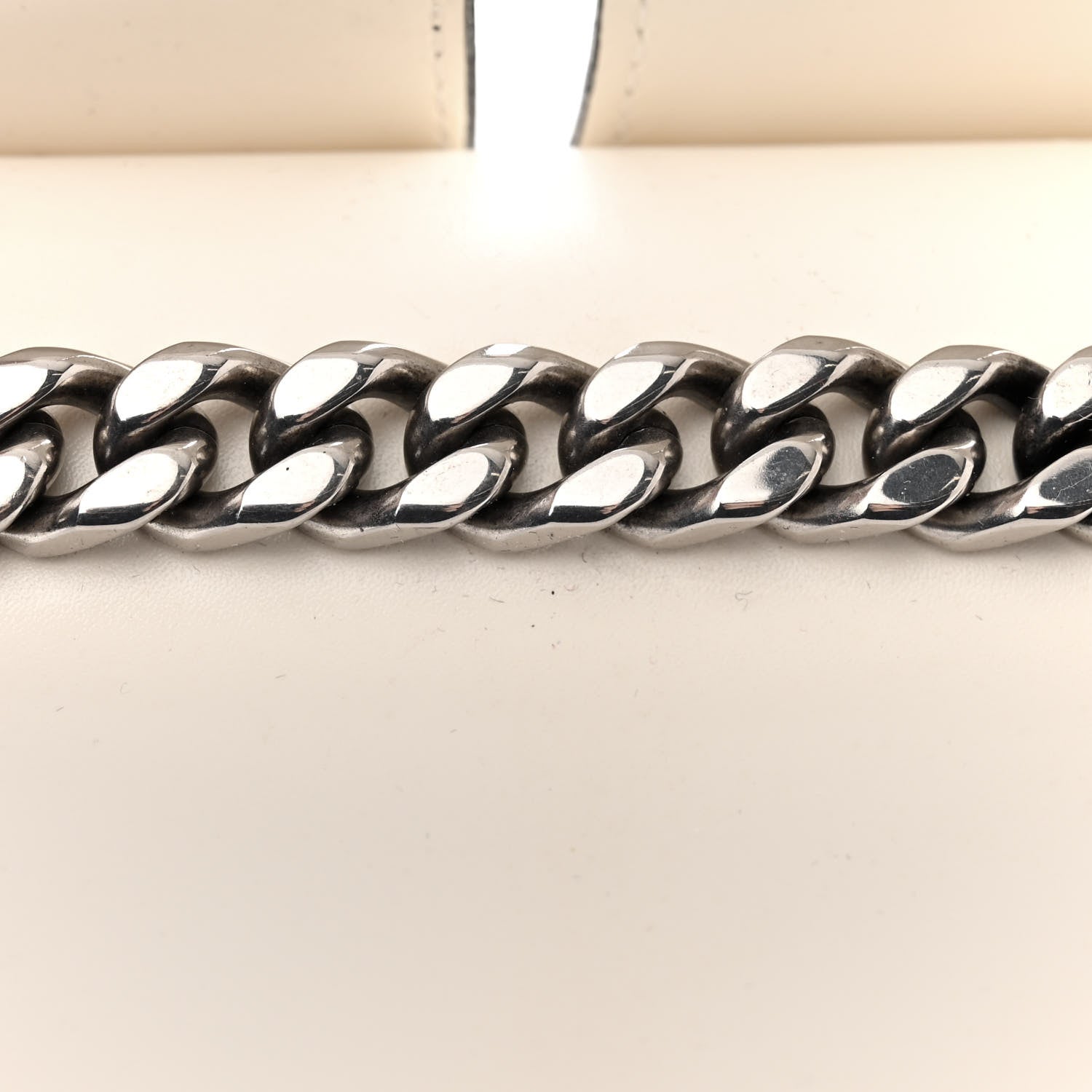 Alexander McQueen Calfskin Slash Knuckle Shoulder Bag Black Ivory 11 of 13