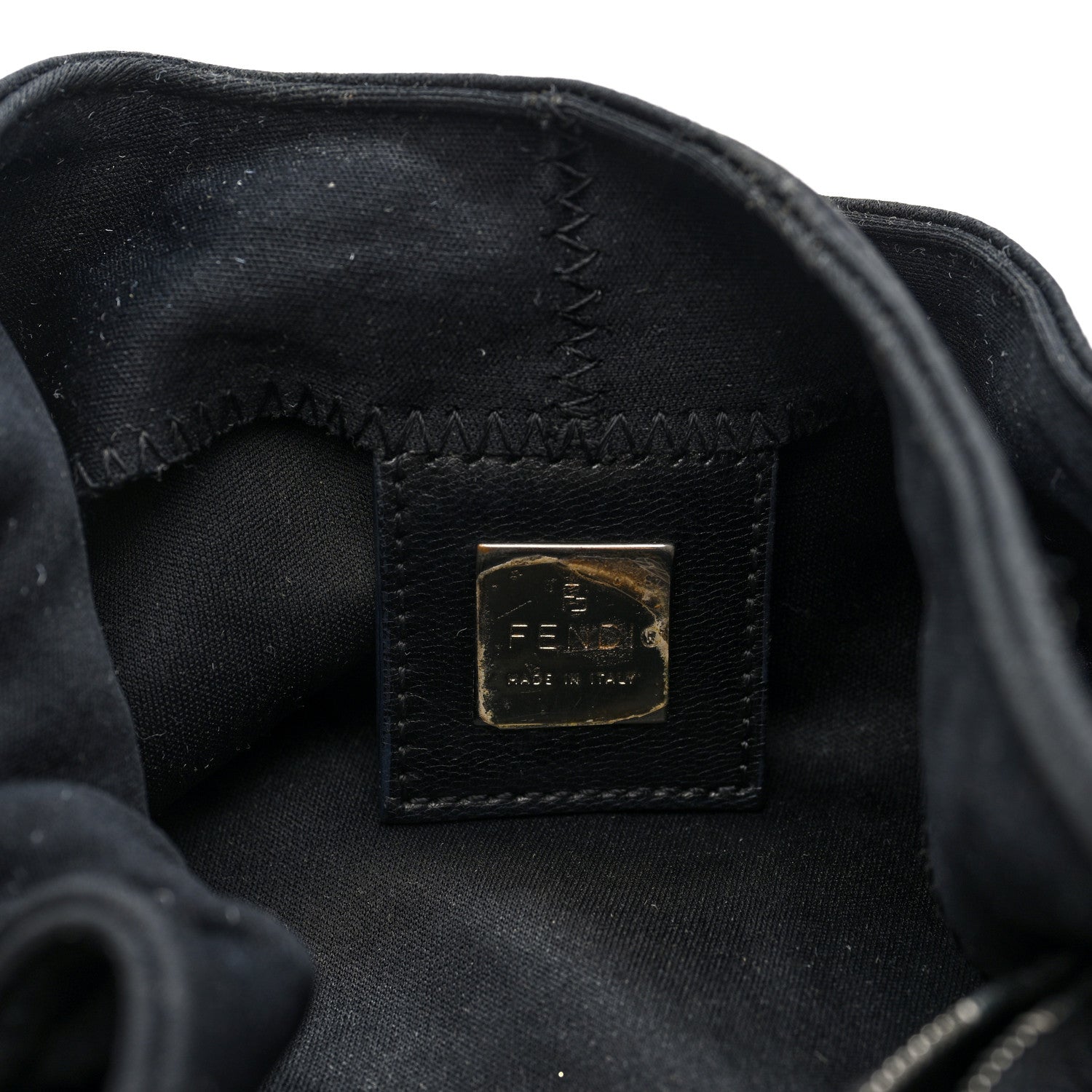 Fendi Neoprene Shoulder Bag Black 13 of 18