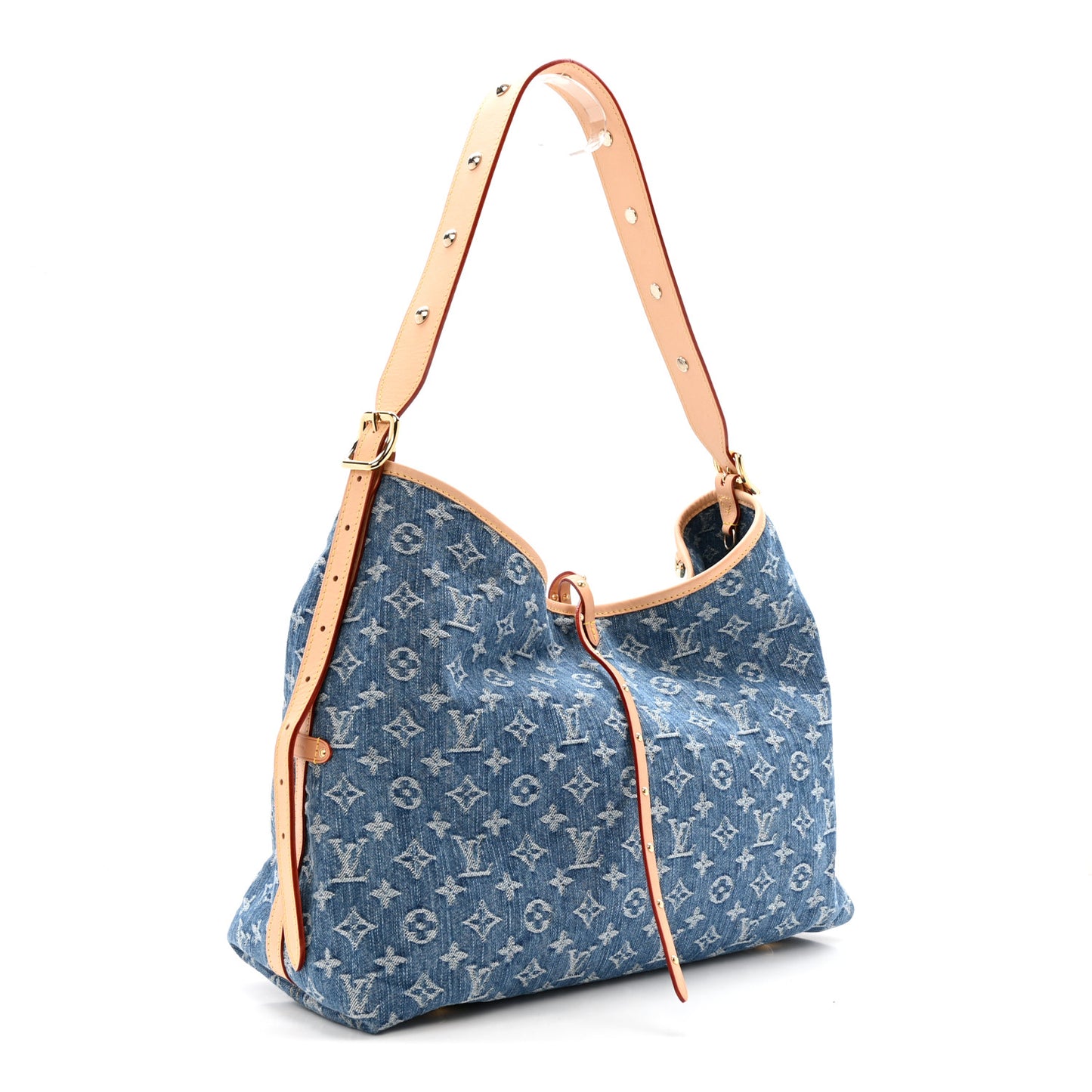 Monogram Denim CarryAll MM Blue