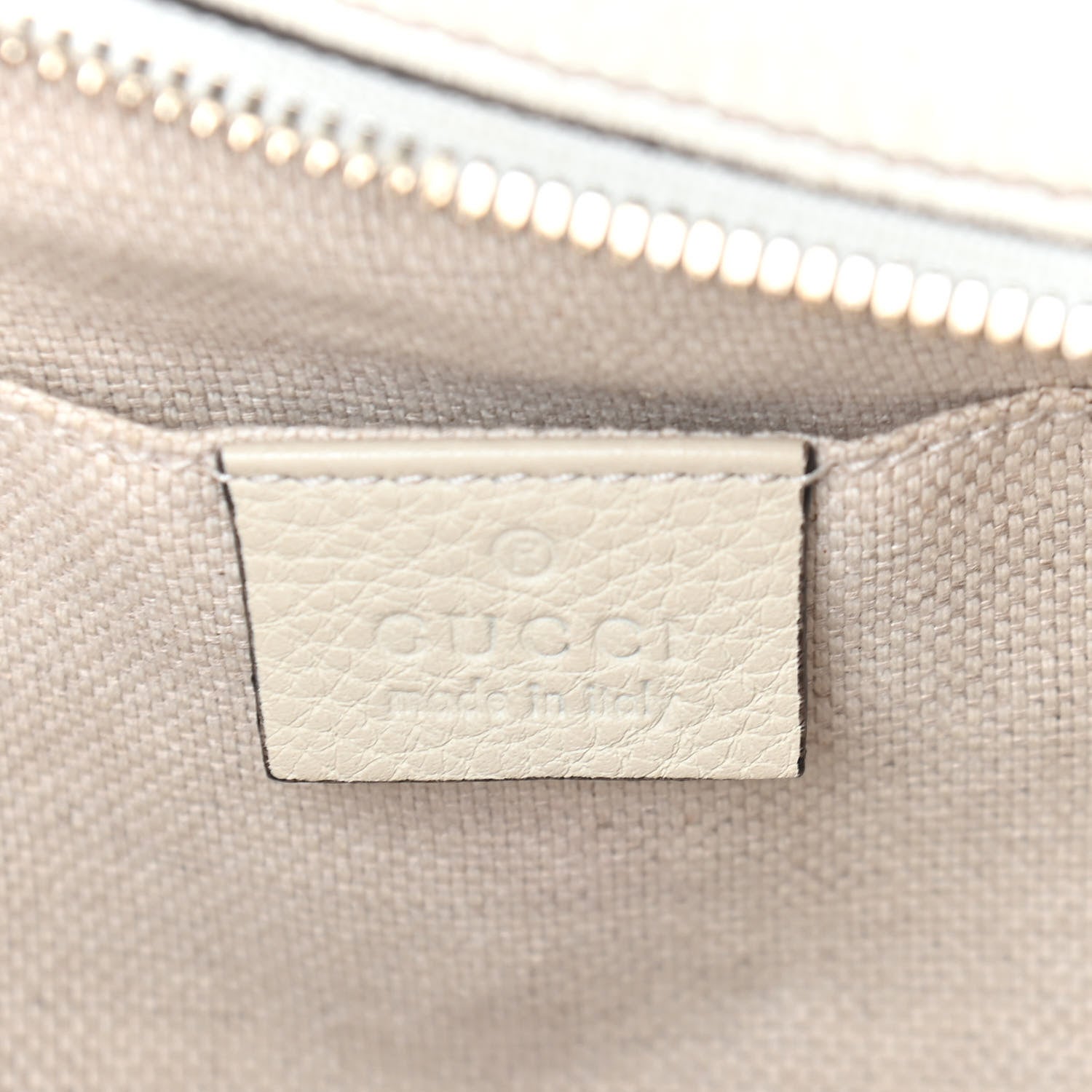 Gucci Pebbled Calfskin Small Soho Disco Bag Off White 6 of 12