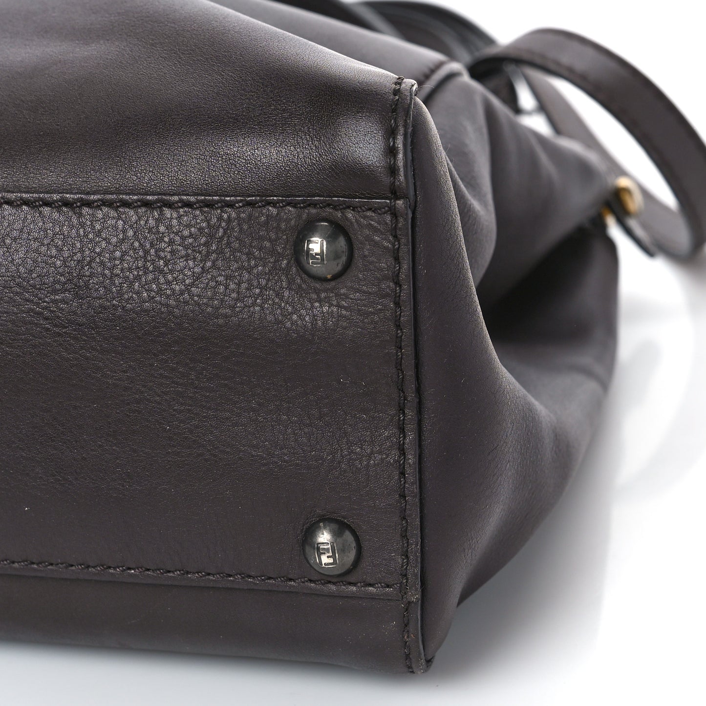 Vitello Suede Medium Peekaboo Iconic Satchel Ametista