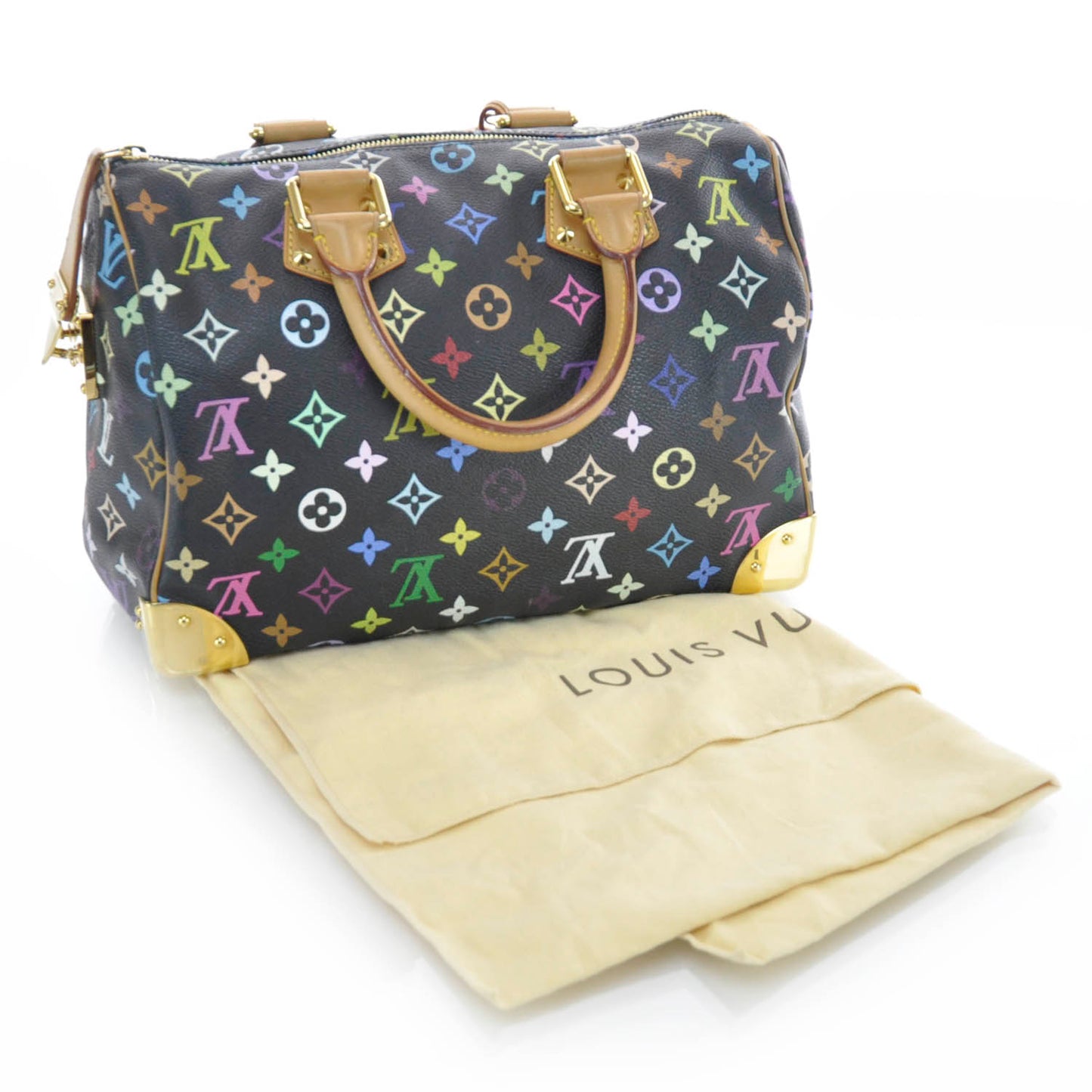 Monogram Multicolor Speedy 30 Black