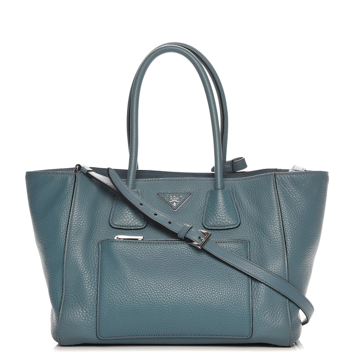 Vitello Phenix Shopping Tote Marine