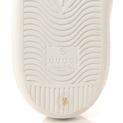 Gucci Calfskin Web Interlocking G Womens Ace Sneakers 36 White 8 of 9