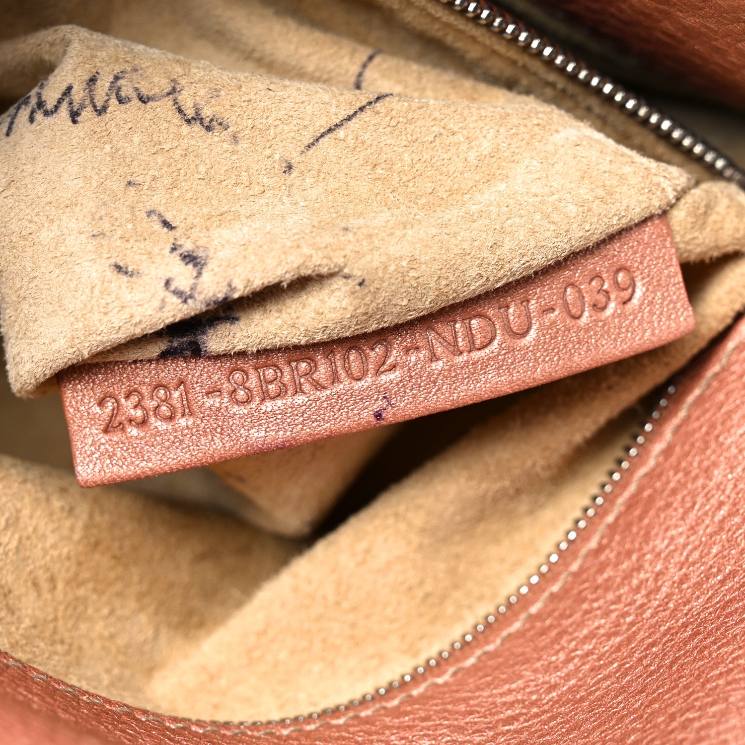 Fendi Cuoio Romano Selleria Mama Baguette Bois De Rose 7 of 11
