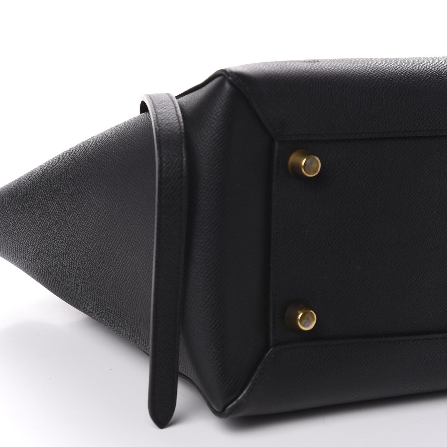 Grained Calfskin Mini Belt Bag Black