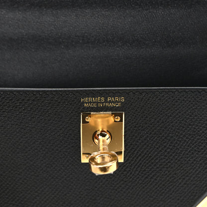 Hermes Epsom Mini Kelly Sellier 20 Black 6 of 14