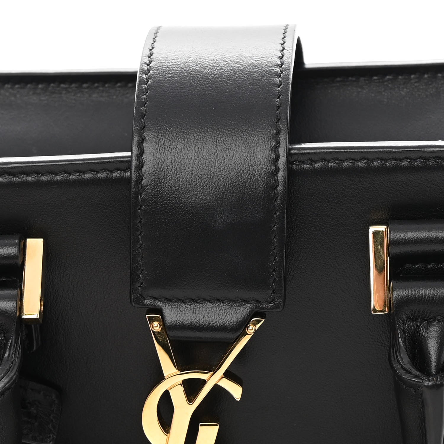 Saint Laurent Calfskin Monogram Baby Cabas Black 15 of 15