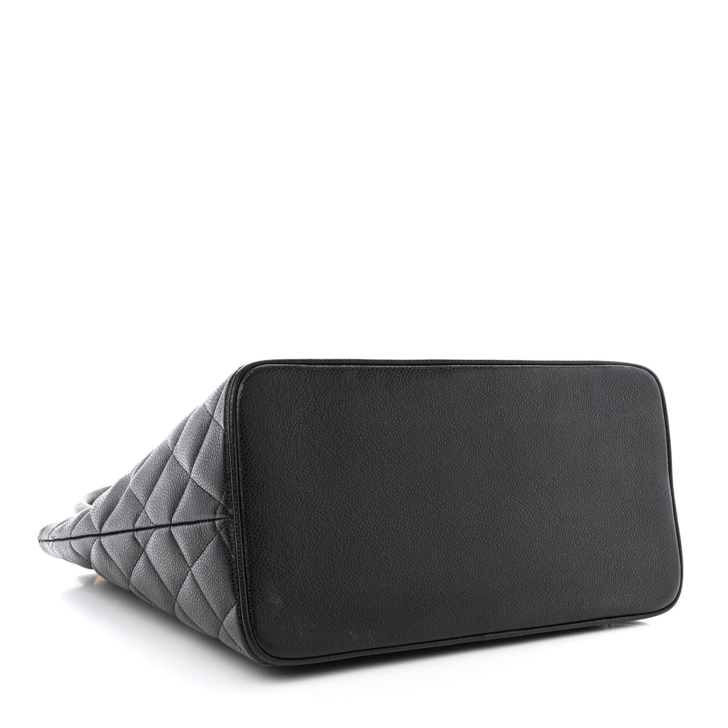 Caviar Quilted Medallion Tote Black