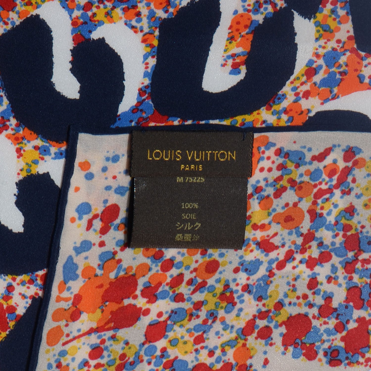 Louis Vuitton Silk Leo Spray Giant Square Piment 5 of 6