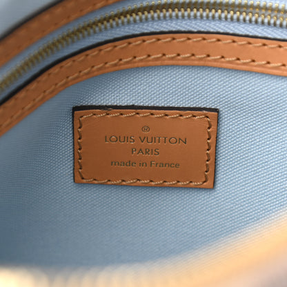 Louis Vuitton Damier Azur Braided Speedy Bandouliere 30 Blue 6 of 10