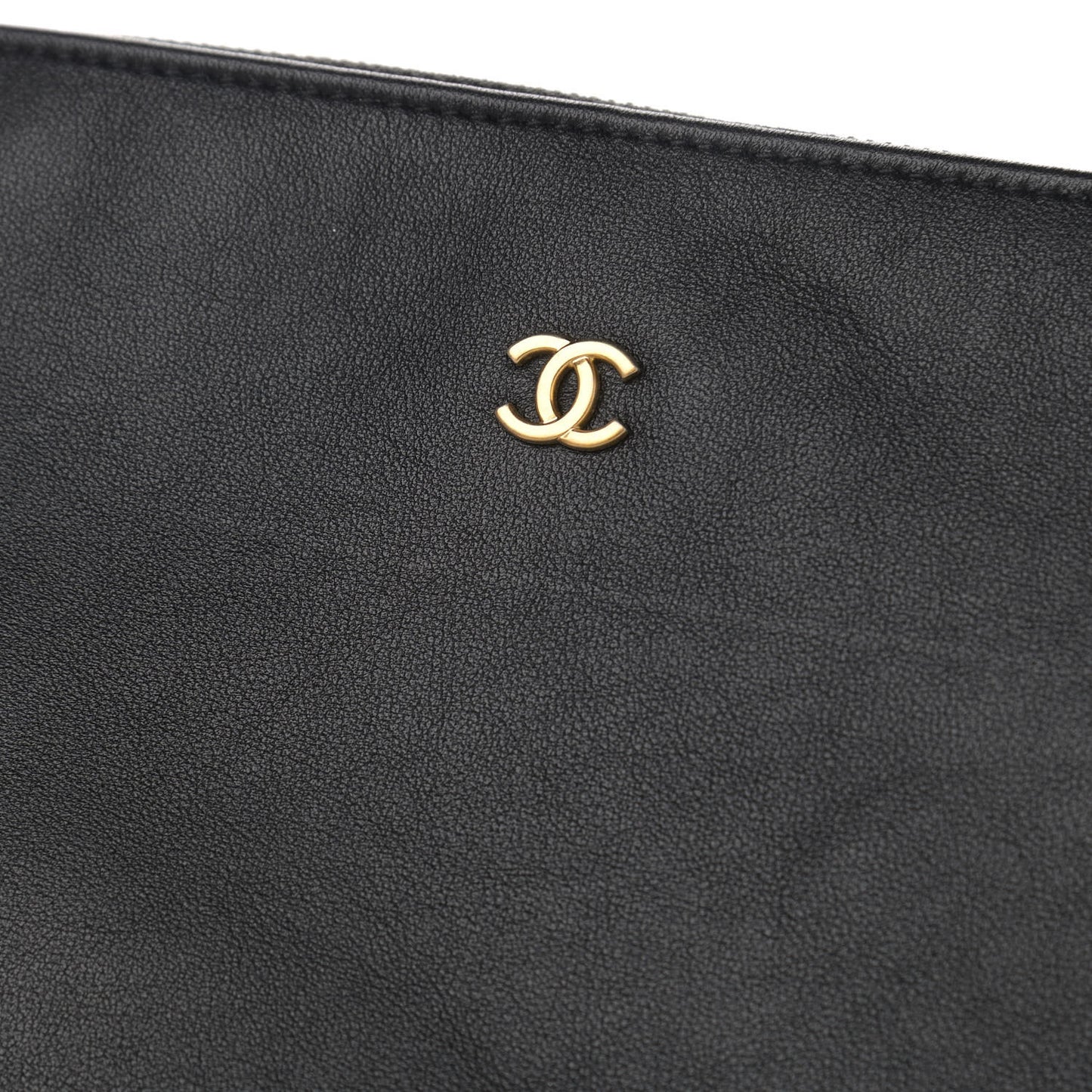Calfskin Medium Deauville Tote Black Multicolor