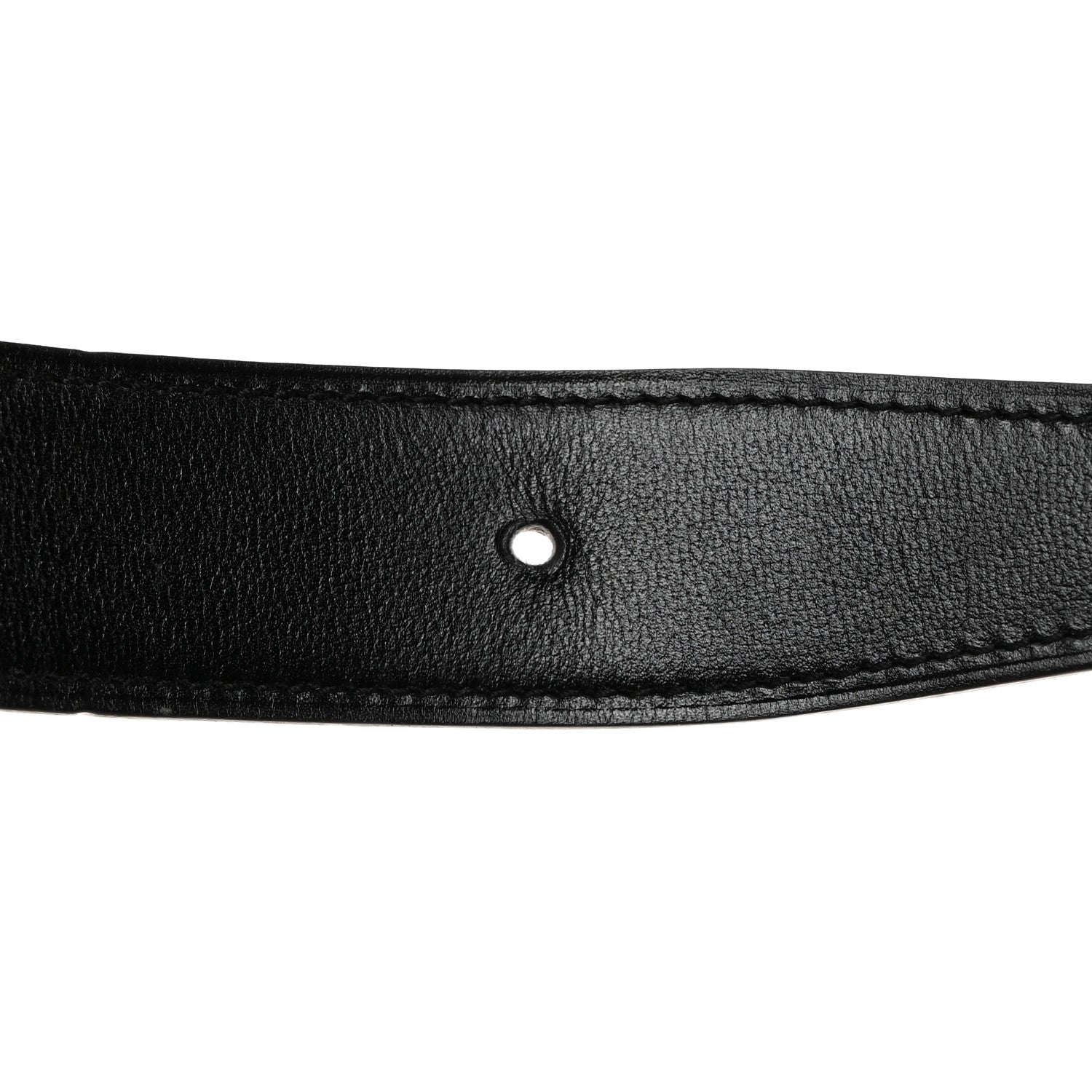 Hermes Box Togo 32mm Au Carre H Belt 90 36 Black Etain 5 of 8