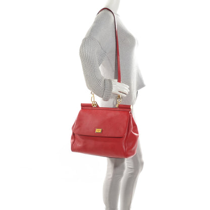Dolce & Gabbana Dauphine Large Miss Sicily Satchel Red 2 of 7