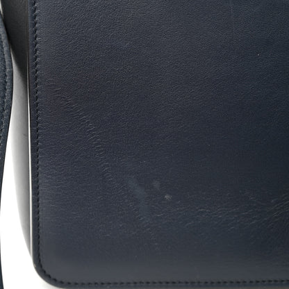 Celine Shiny Smooth Calfskin Medium Frame Shoulder Bag Black Navy 12 of 12