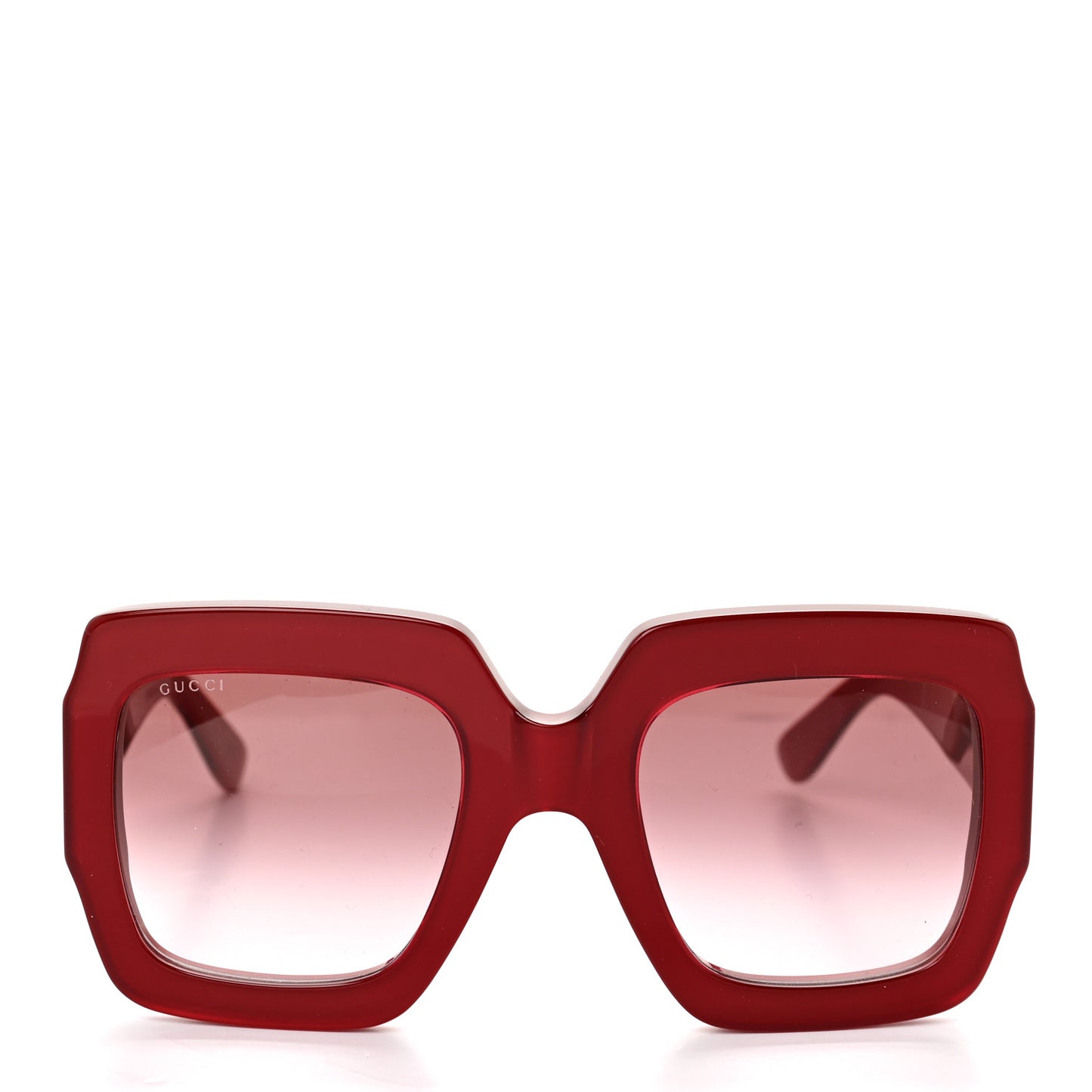 Square Web Frame GG0178S Sunglasses Red