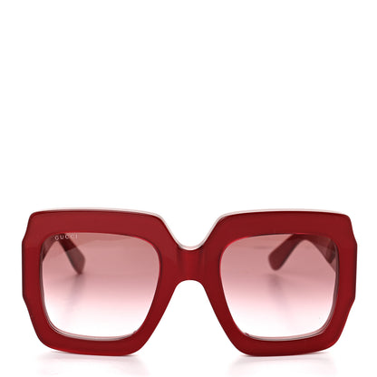 Gucci Square Web Frame GG0178S Sunglasses Red 2 of 7