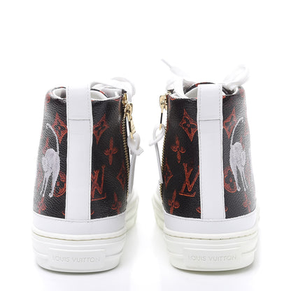 Louis Vuitton Catogram Stellar Sneaker Boots 36 Marron 5 of 9
