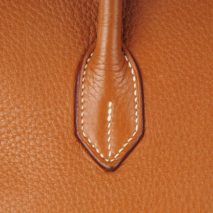 Hermes Taurillon Clemence Birkin 35 Gold 23 of 29