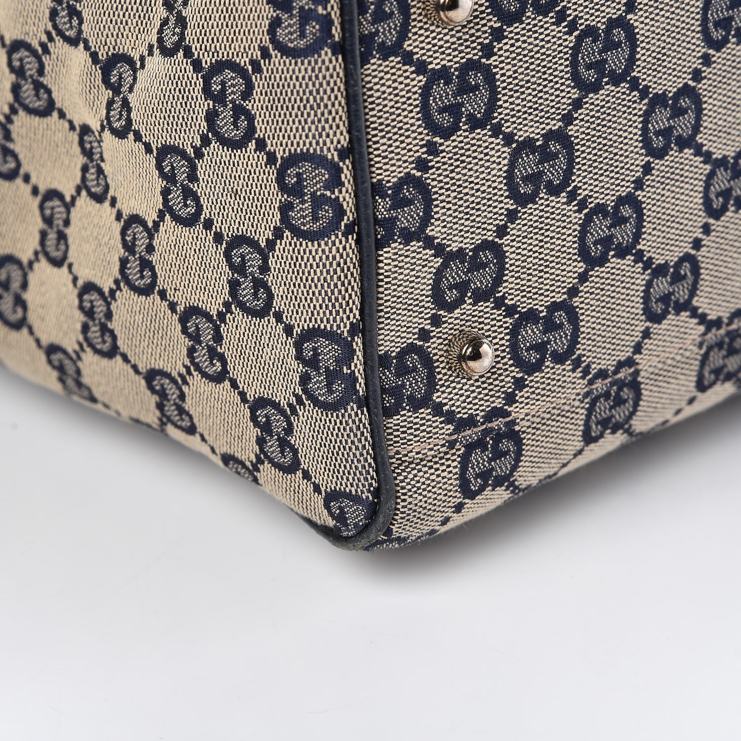 Gucci GG Monogram Web Pop Tote Navy 9 of 11