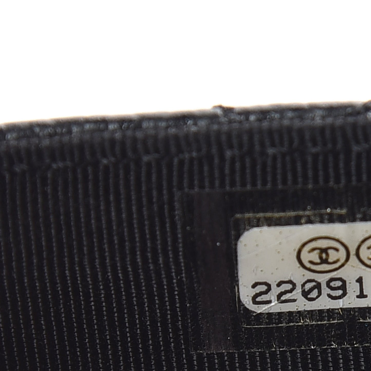 Caviar Quilted Flap Card Holder Black