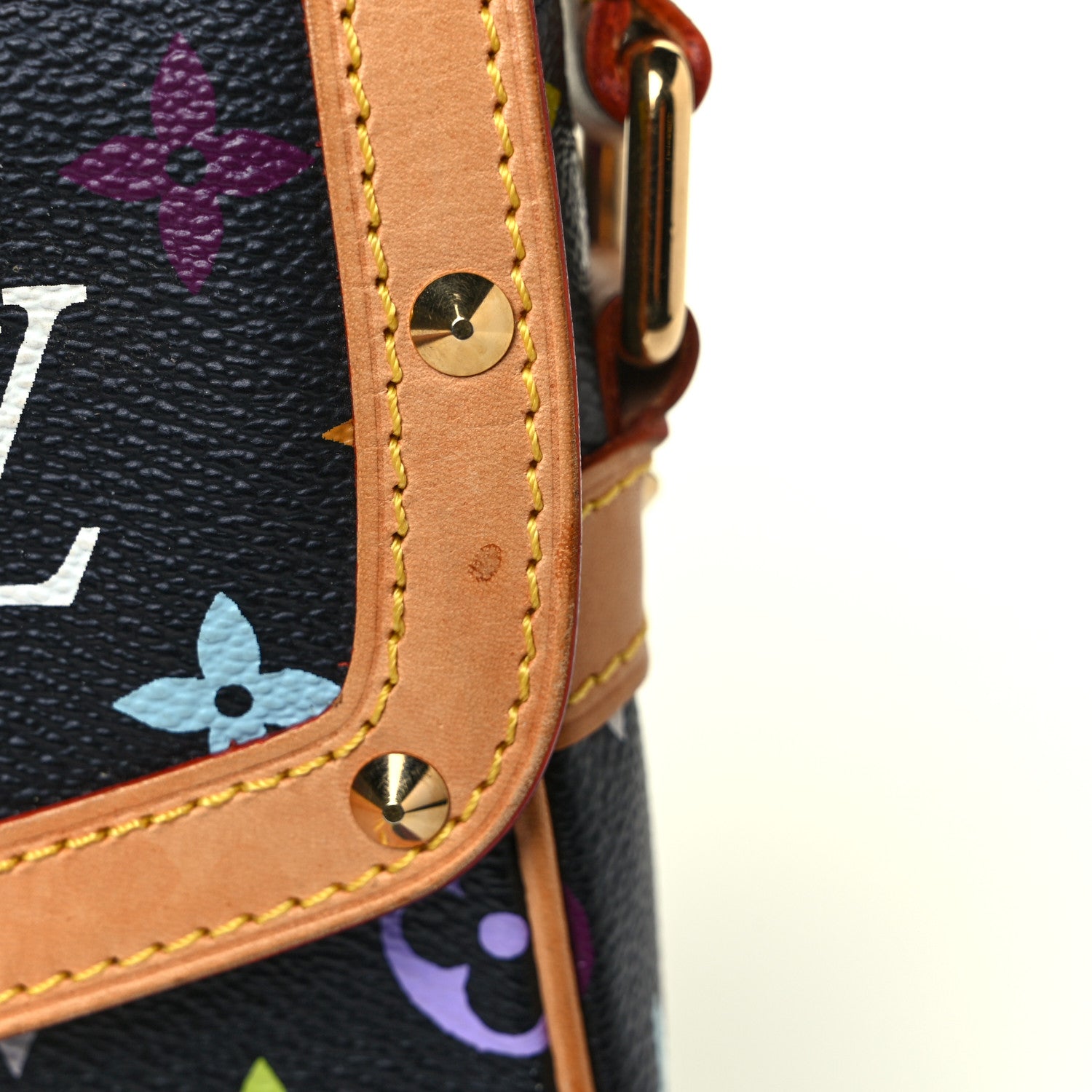 Louis Vuitton Monogram Multicolor Sologne Black 10 of 17