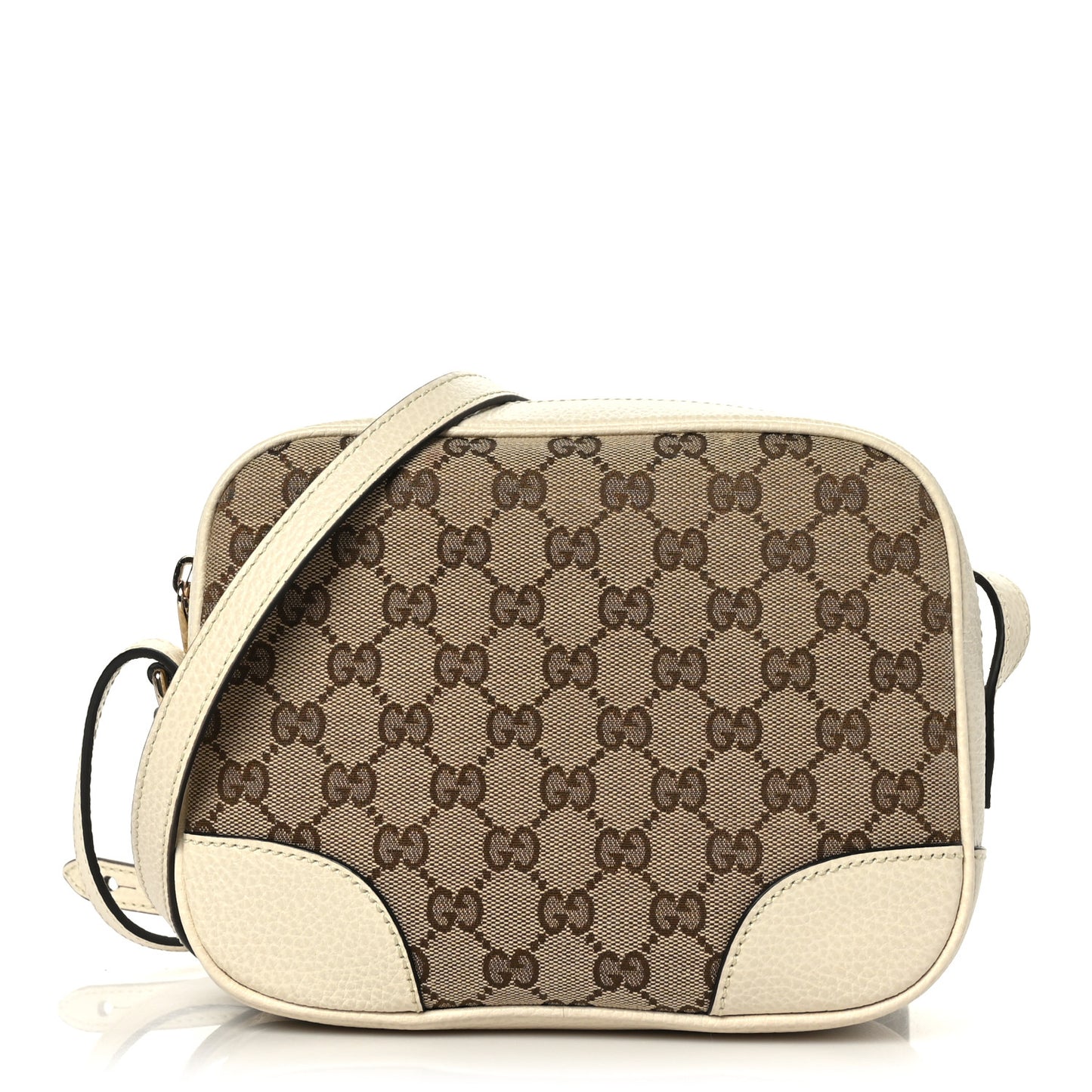 Monogram Dollar Calfskin Mini Bree Messenger Bag Beige Ebony Avoire