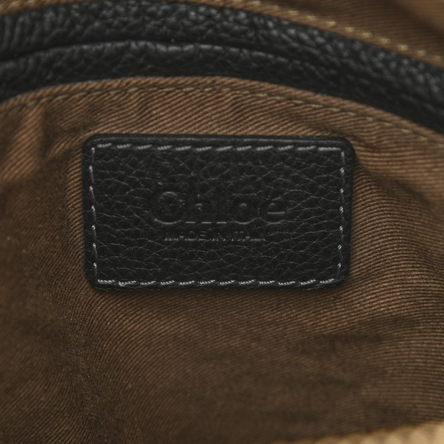 Calfskin Large Marcie Satchel Black