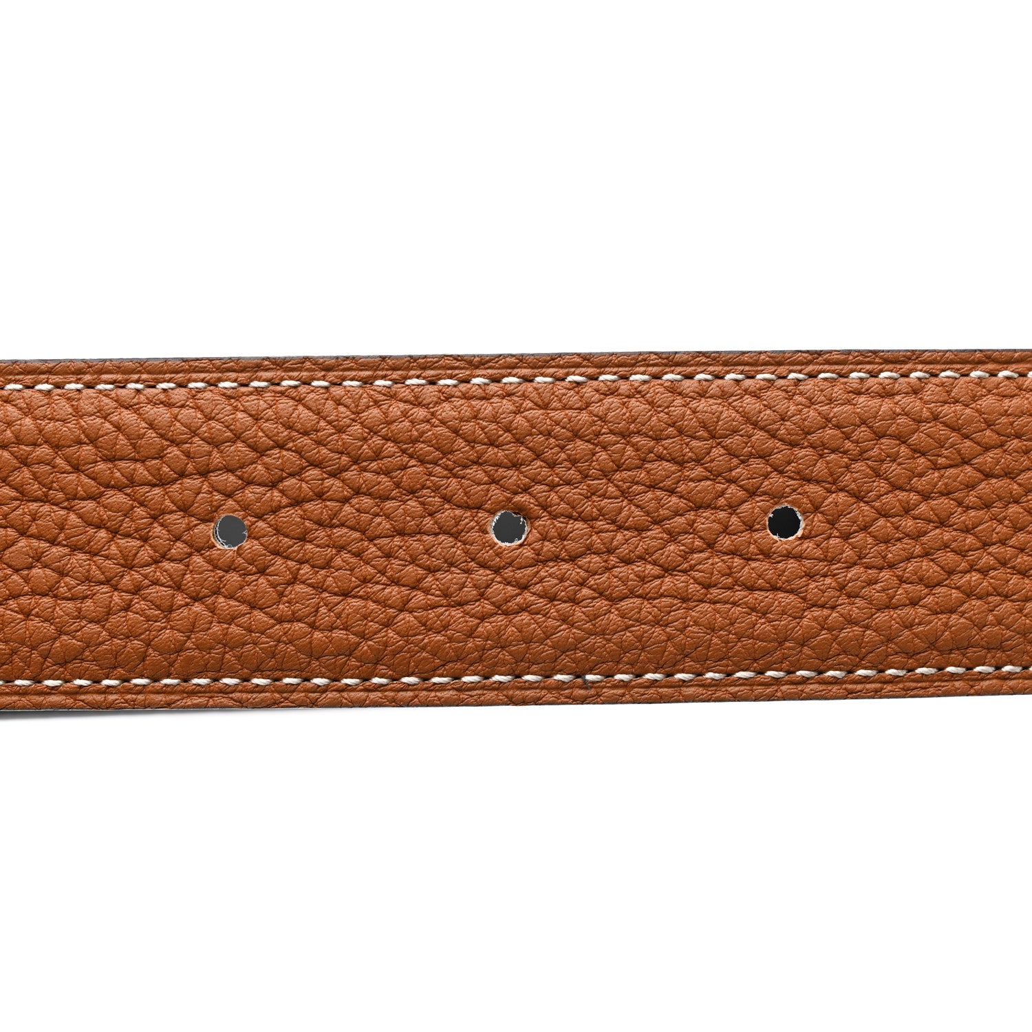 Hermes Chamonix 135 Togo Constance Belt 85 34 Black Gold 4 of 7